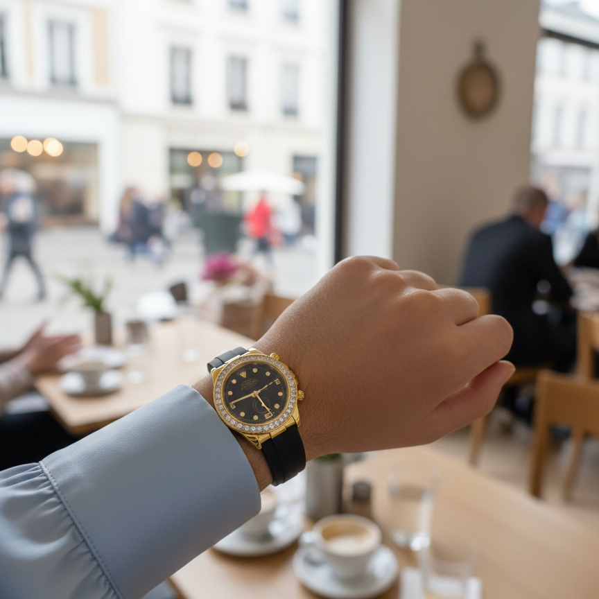 𝗥𝗼𝗹𝗲𝘅 𝗟𝗮𝗱𝗶𝗲𝘀 𝗪𝗮𝘁𝗰𝗵 | 𝗙𝗮𝗻𝗰𝘆 𝗗𝗶𝗮𝗹 | 𝗥𝘂𝗯𝗯𝗲𝗿 𝗕𝗲𝗹𝘁 | 𝗘𝗹𝗲𝗴𝗮𝗻𝘁, 𝗗𝘂𝗿𝗮𝗯𝗹𝗲 & 𝗦𝘁𝘆𝗹𝗶𝘀𝗵