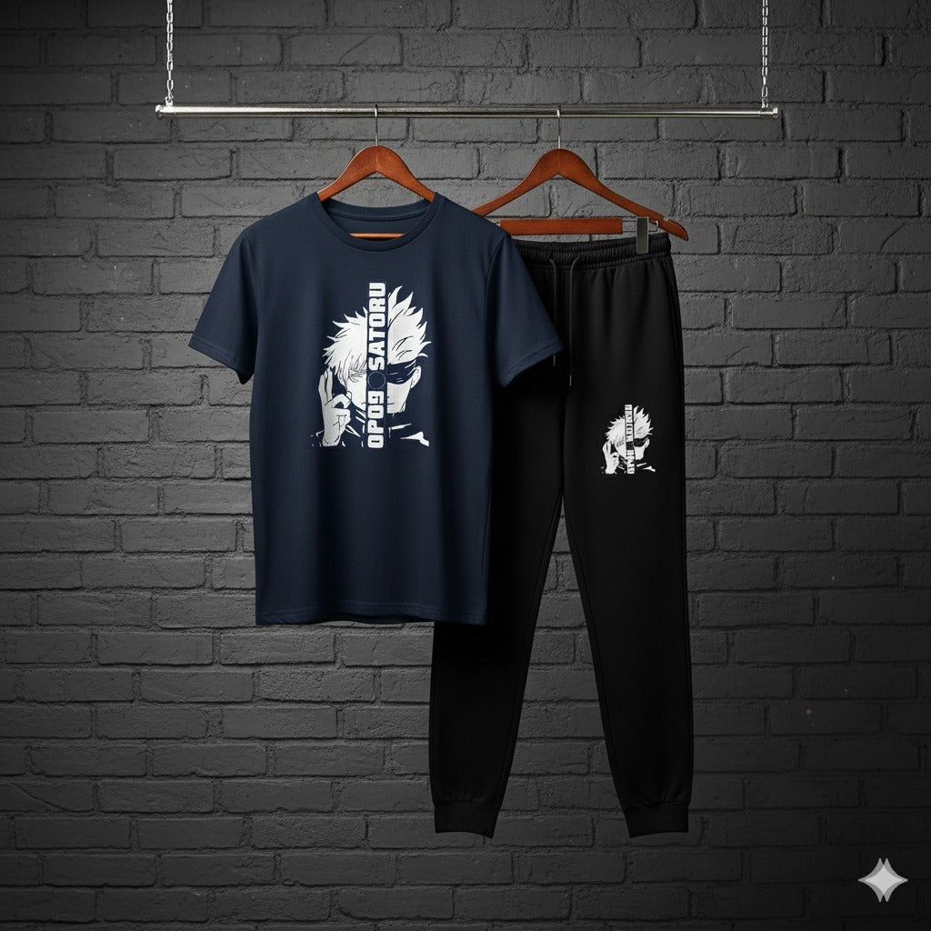 𝐇𝐢𝐠𝐡-𝐐𝐮𝐚𝐥𝐢𝐭𝐲 𝐁𝐥𝐚𝐜𝐤 𝐓𝐫𝐚𝐜𝐤 𝐒𝐮𝐢𝐭 – 𝐆𝐨𝐣𝐨 𝐒𝐚𝐭𝐨𝐫𝐮 𝐀𝐧𝐢𝐦𝐞 𝐒𝐭𝐫𝐞𝐞𝐭𝐰𝐞𝐚𝐫.