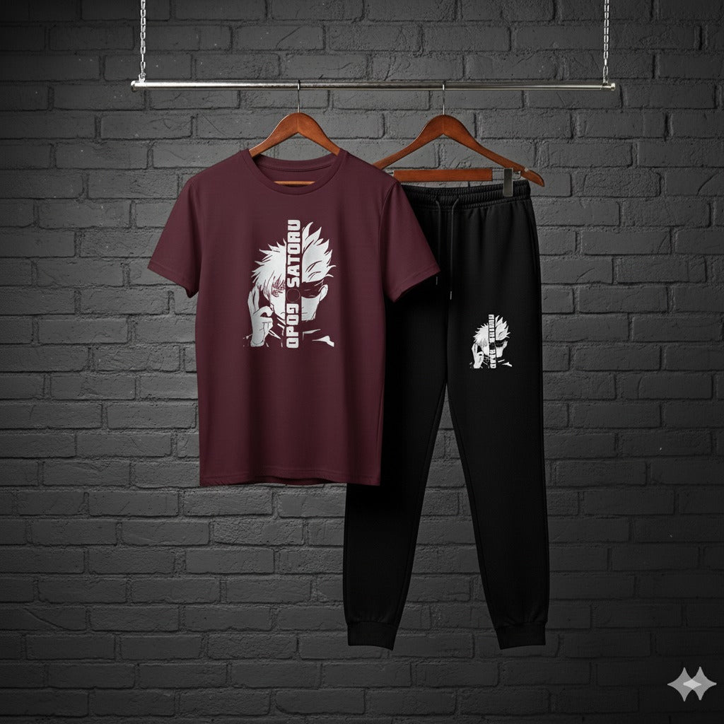 𝐇𝐢𝐠𝐡-𝐐𝐮𝐚𝐥𝐢𝐭𝐲 𝐁𝐥𝐚𝐜𝐤 𝐓𝐫𝐚𝐜𝐤 𝐒𝐮𝐢𝐭 – 𝐆𝐨𝐣𝐨 𝐒𝐚𝐭𝐨𝐫𝐮 𝐀𝐧𝐢𝐦𝐞 𝐒𝐭𝐫𝐞𝐞𝐭𝐰𝐞𝐚𝐫.